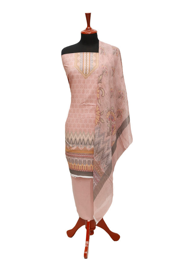 Floraison Print Lawn`22 D#7150 LT Pink