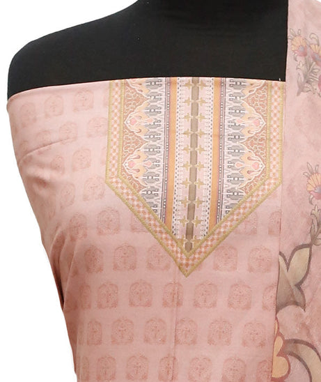 Floraison Print Lawn`22 D#7150 LT Pink