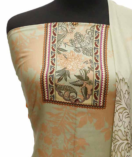 Floraison Linen C/Dupatta`21 D#17469 (D Pista)