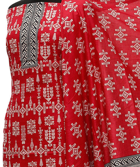 Friha &amp; Farha Naz Lawn D#56 (Red)