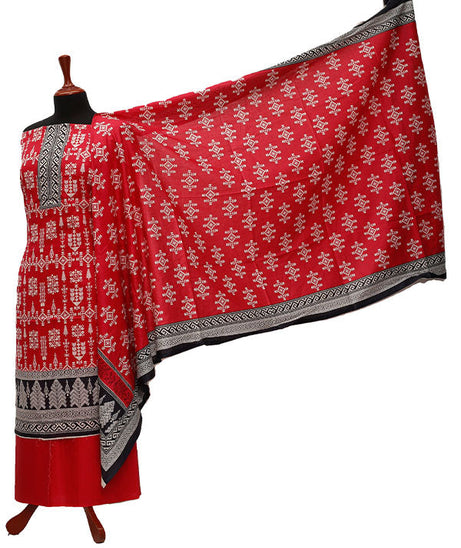 Friha &amp; Farha Naz Lawn D#56 (Red)
