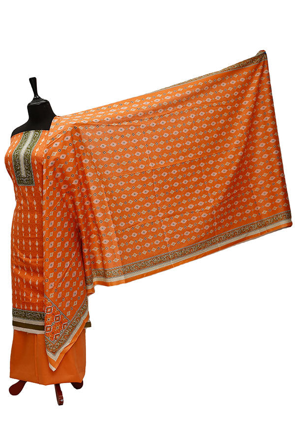 Friha &amp; Farha Naz Lawn D#66 (Orange)