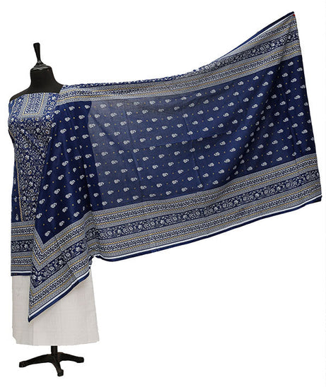 Friha &amp; Farha Naz Lawn D#68 (Blue)