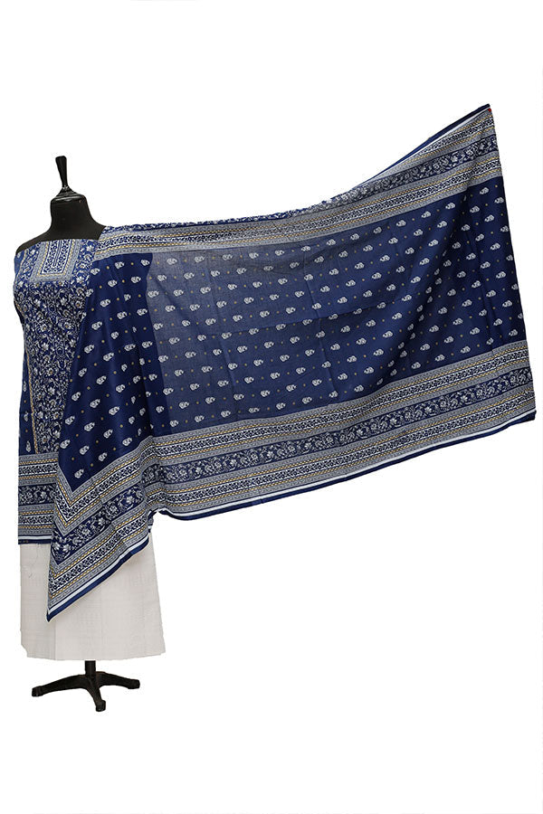 Friha &amp; Farha Naz Lawn D#68 (Blue)