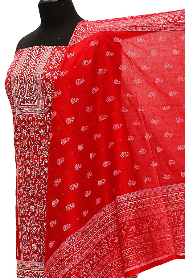 Friha &amp; Farha Naz Lawn D#68 (Red)