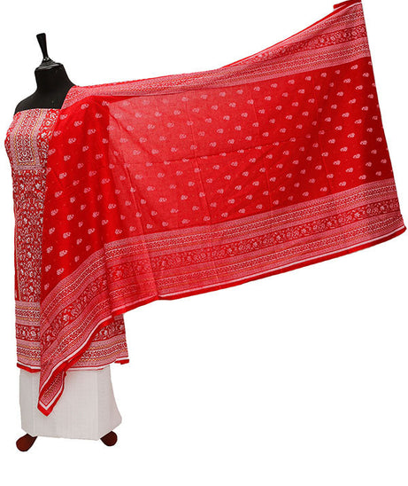 Friha &amp; Farha Naz Lawn D#68 (Red)