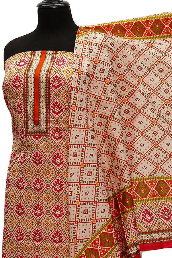 Friha &amp; Farha Naz Lawn D#74 (Red)