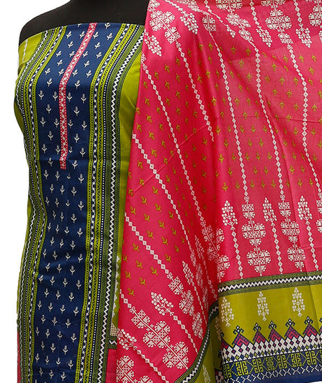 Friha &amp; Farha Naz Lawn D#76 (Pink)