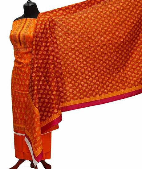 Friha &amp; Farha Naz Lawn D#112 (Orange)