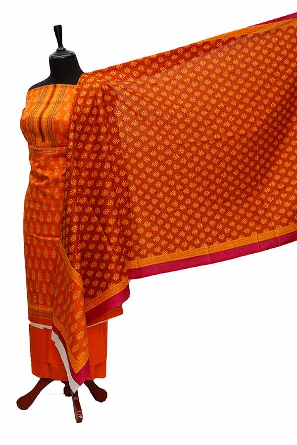 Friha &amp; Farha Naz Lawn D#112 (Orange)