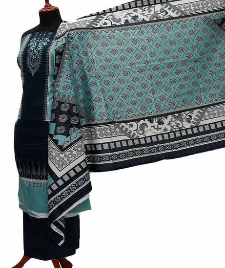 Friha &amp; Farha Naz Lawn D#119 (Black)