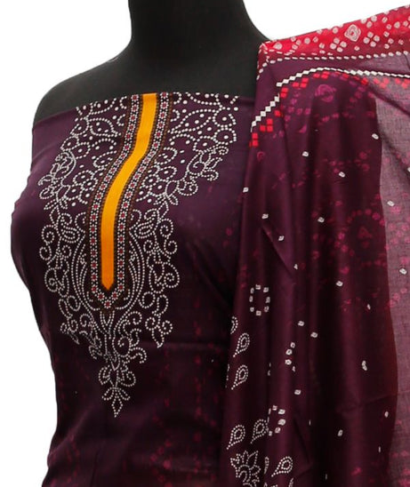 Friha &amp; Farha Naz Lawn D#123 (Magenda)