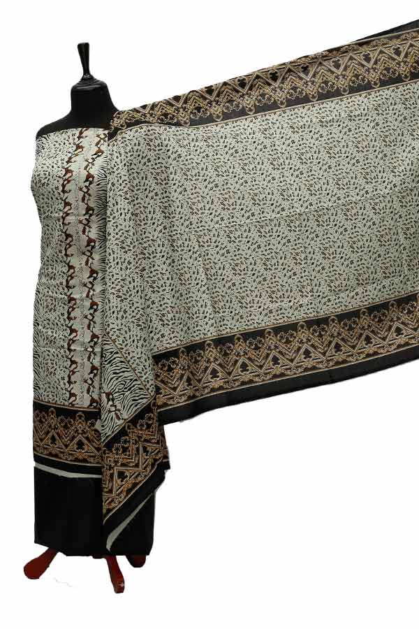 Friha &amp; Farha Naz Lawn D#127 (Black)
