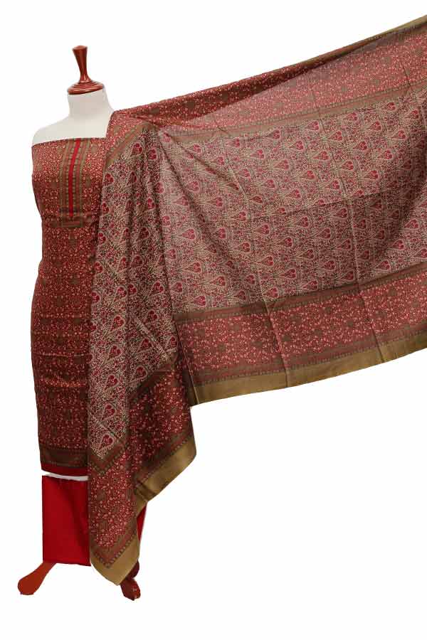 Friha &amp; Farha Naz Lawn D#136 (Red)