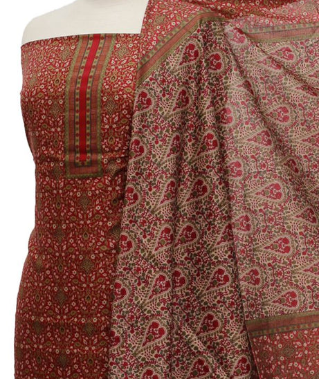Friha &amp; Farha Naz Lawn D#136 (Red)