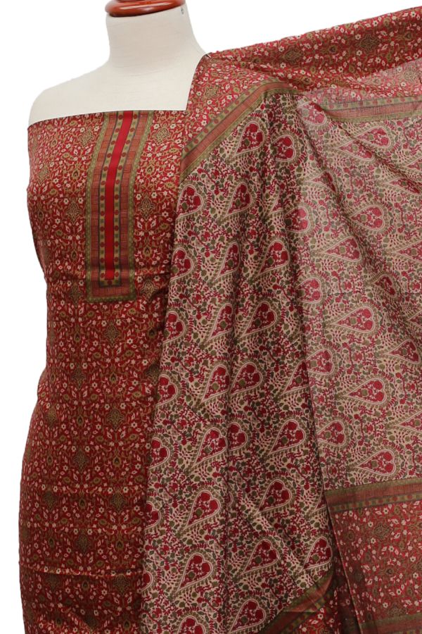 Friha &amp; Farha Naz Lawn D#136 (Red)