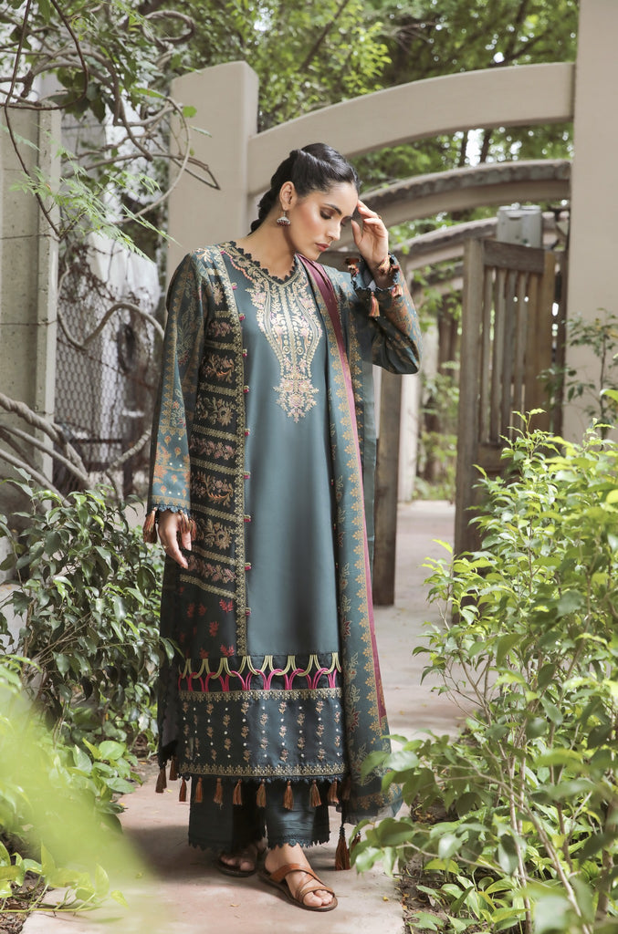 Aabyaan Miraal Unstitched Embroidered Linen '22 AL#01 (SHAB)