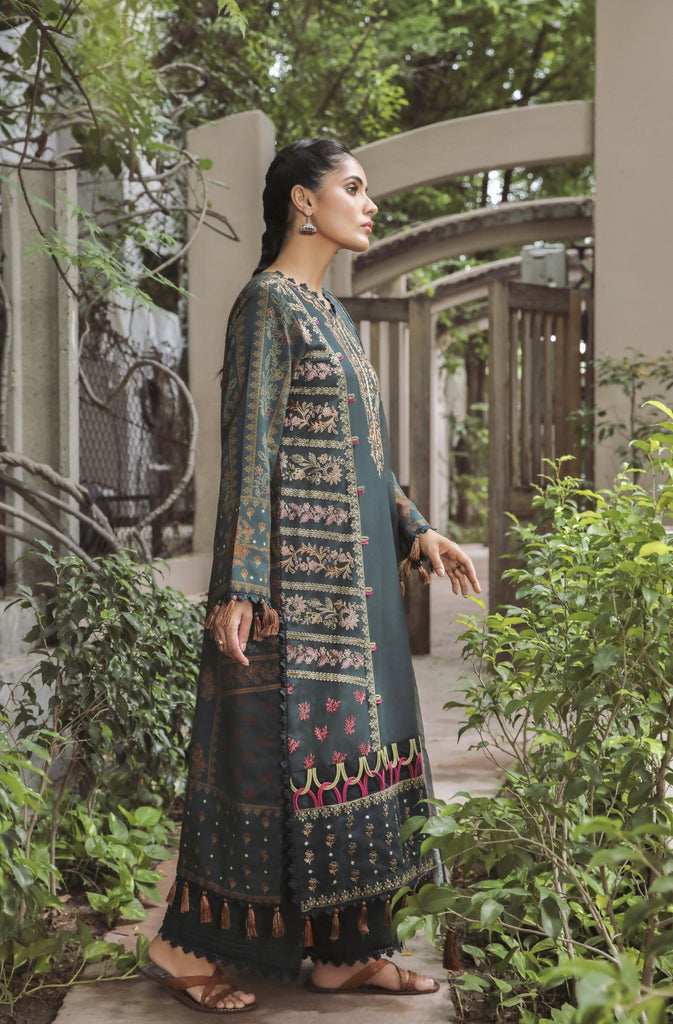 Aabyaan Miraal Unstitched Embroidered Linen '22 AL#01 (SHAB)