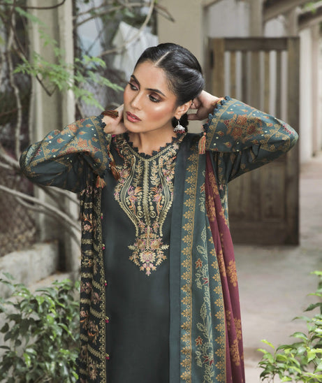 Aabyaan Miraal Unstitched Embroidered Linen '22 AL#01 (SHAB)