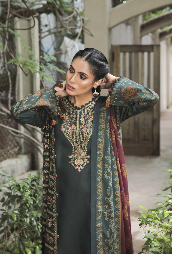 Aabyaan Miraal Unstitched Embroidered Linen '22 AL#01 (SHAB)