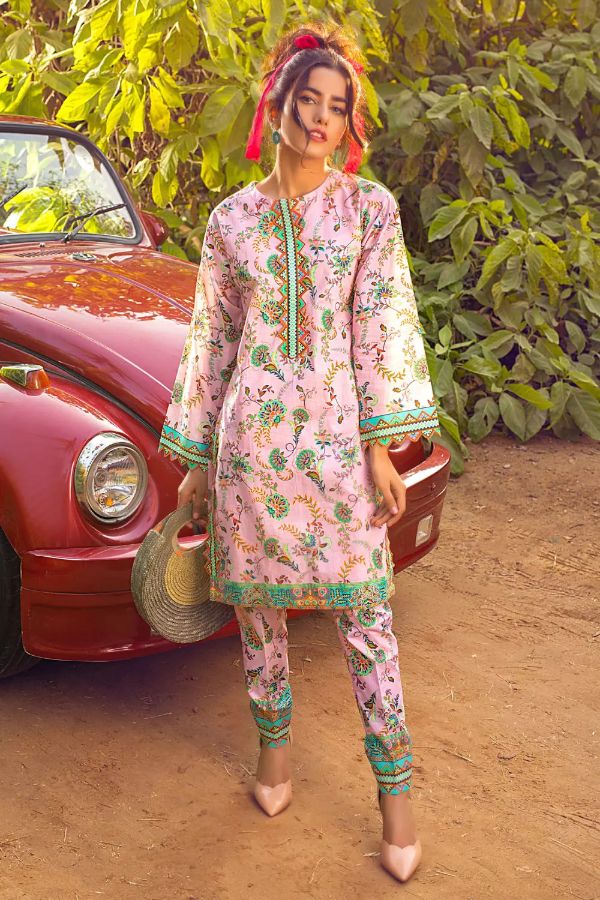 Gul Ahmed Lawn Shirt'21 SL#869