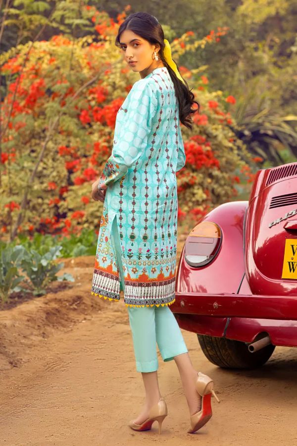 Gul Ahmed Lawn Shirt'21 SL#871