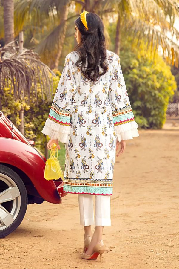 Gul Ahmed Lawn Shirt'21 SL#872