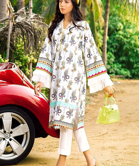 Gul Ahmed Lawn Shirt'21 SL#872