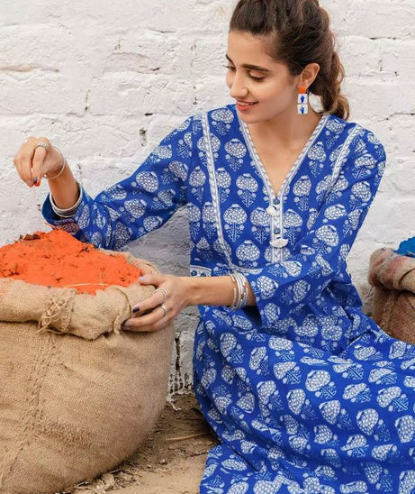 Gul Ahmed Lawn Shirt'21 SL#885A