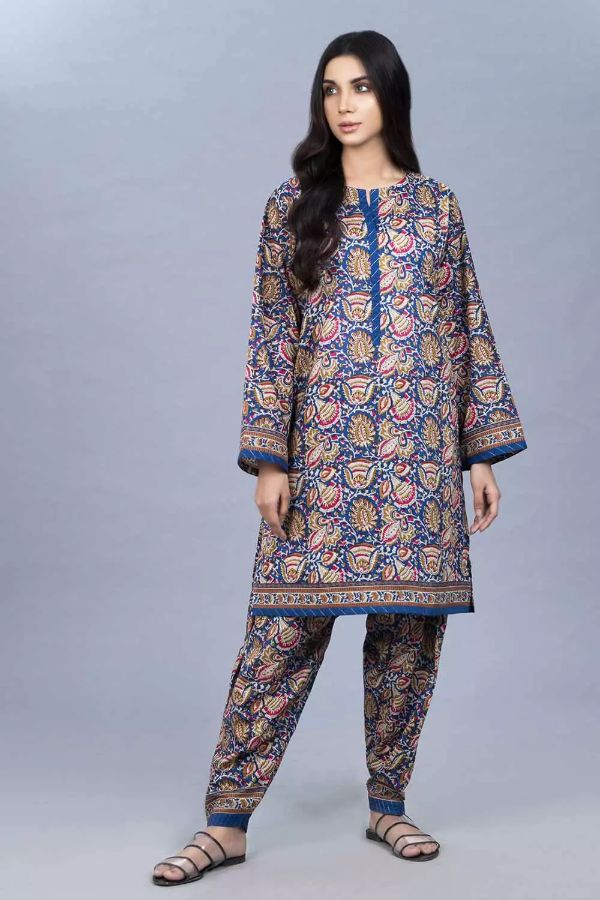 Gul Ahmed Lawn Shirt'21 SL#886B