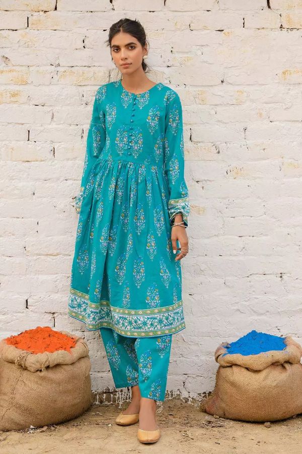 Gul Ahmed Lawn Shirt'21 SL#891B