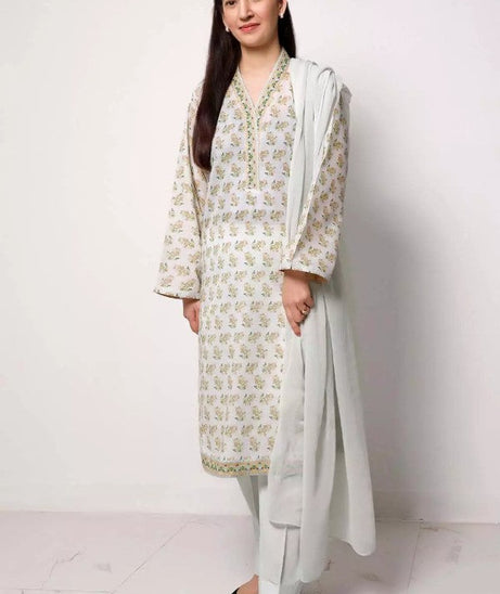 Gul Ahmed Lawn Shirt'21 SL#902B