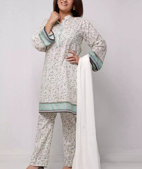 Gul Ahmed Lawn Shirt'21 SL#913B