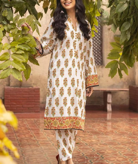 Gul Ahmed Lawn Shirt'21 SL#954A