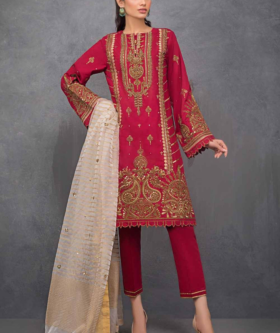 Gul Ahmed Luxury Festive'21 FE # 12260
