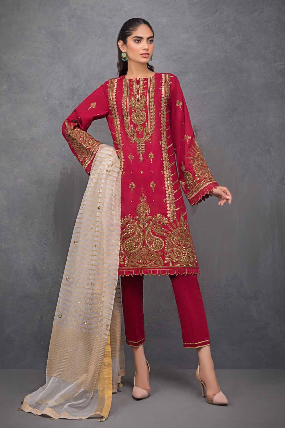 Gul Ahmed Luxury Festive'21 FE # 12260