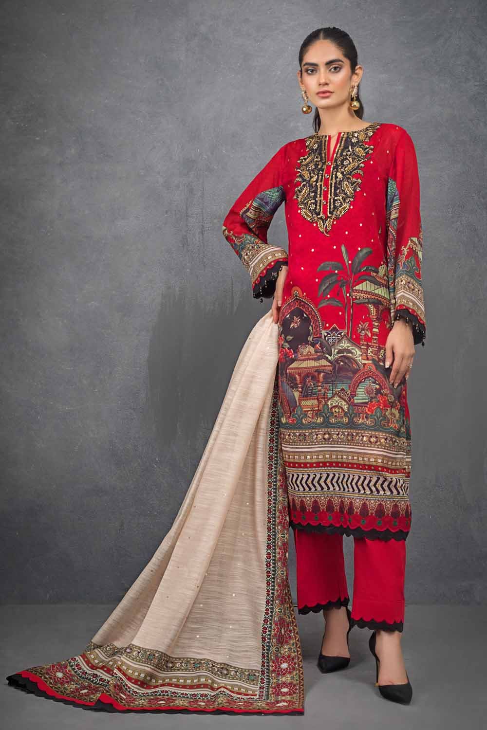 Gul Ahmed Luxury Festive'21 FE # 12261