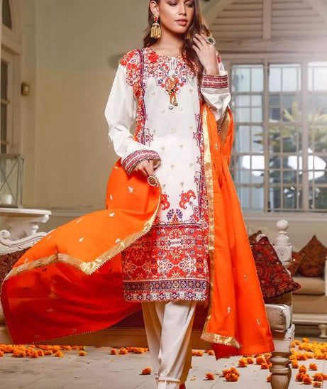 Gul Ahmed Premium Collection'21 FS#20