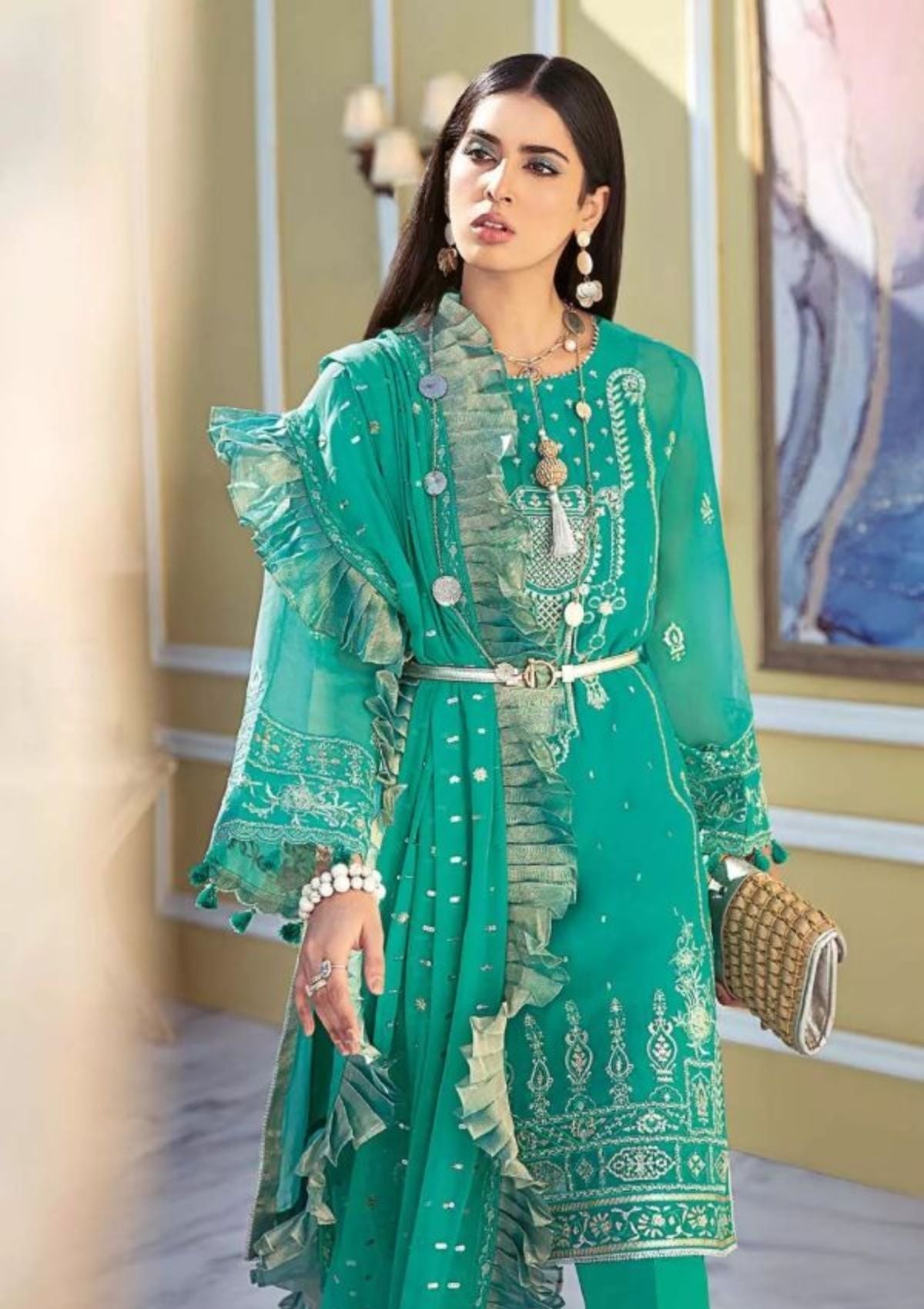 Gul Ahmed Premium Collection'21 LE#34