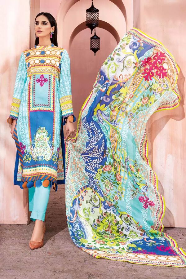 Gul Ahmed Premium Collection'21 SSM#50