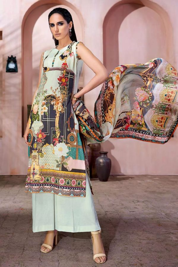 Gul Ahmed Premium Collection'21 SSM#54