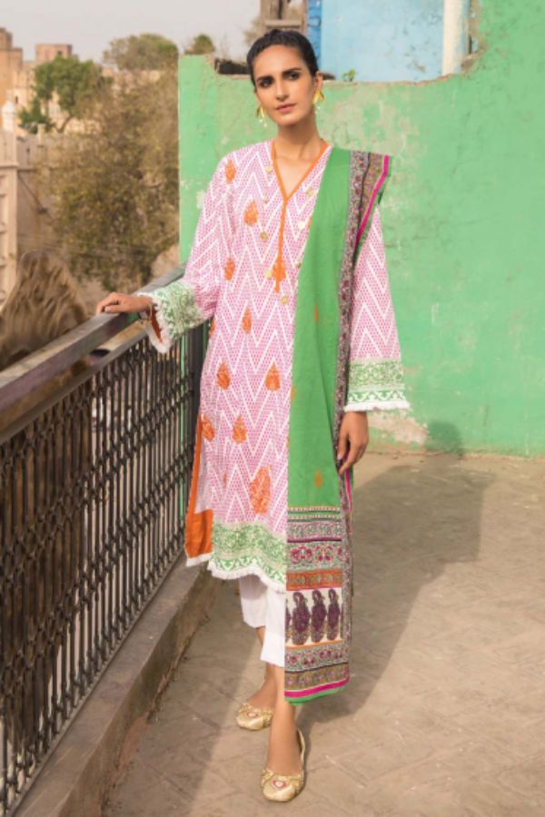 Gul Ahmed Print Lawn`21 TL#338-A