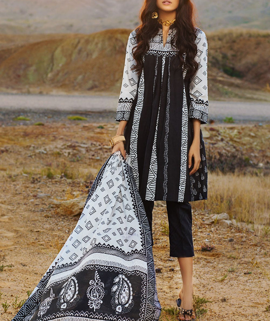 Gul Ahmed Summer Lawn`21 B#77
