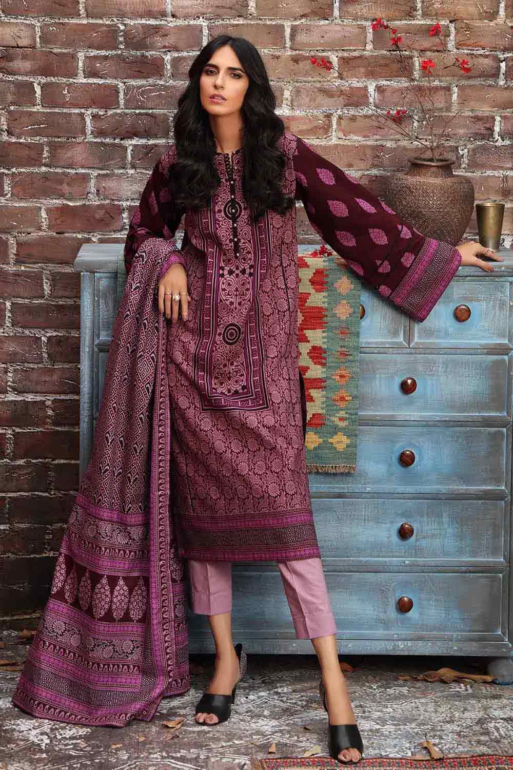 Gul Ahmed Winter Collection'21 K#12027 A