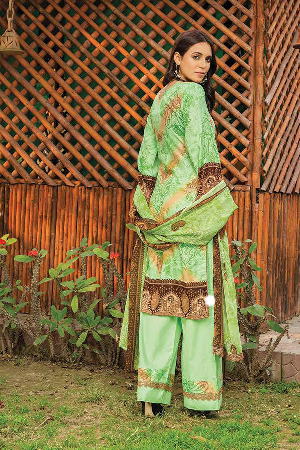 Gul-e-Jaan P/Lawn`22 D#1804 Apple Green