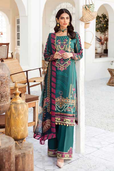 Gulaal Lawn Collection`22 Vol-1 D#01 (JADE)