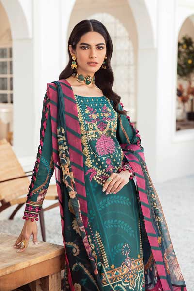 Gulaal Lawn Collection`22 Vol-1 D#01 (JADE)