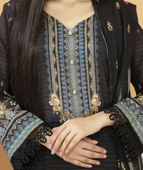 Hafiz Aarzo Digital Lawn`25 D#5 (Black)