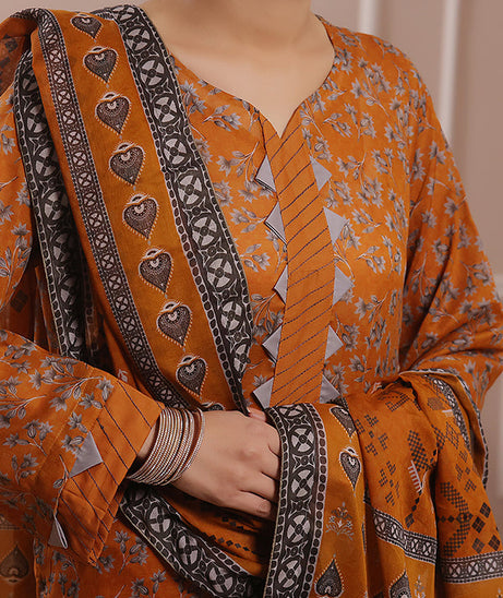Hafiz Meerub Print Lawn'25 D#02