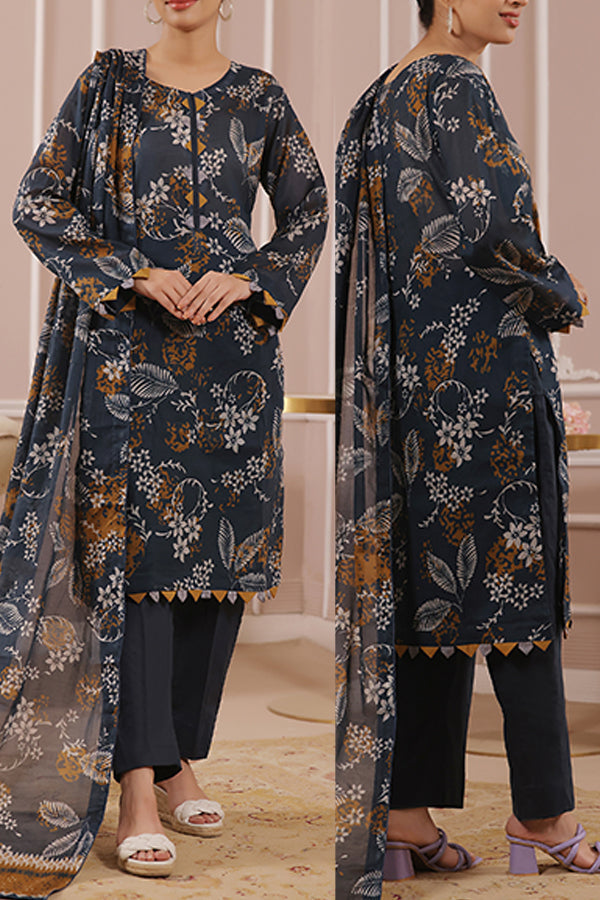 Hafiz Meerub Print Lawn'25 D#04